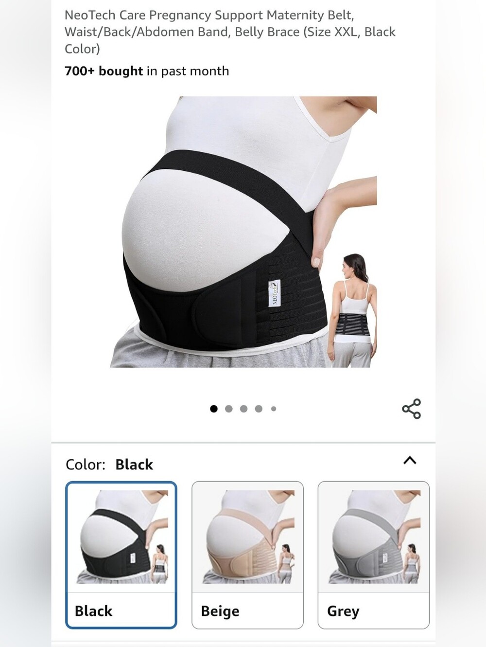 NeoTech Care Pregnancy Support Maternity Belt